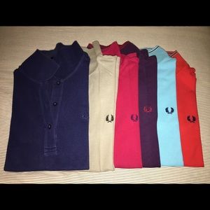 Fred Perry Women’s Polo shirt Lot of 6 size S/M